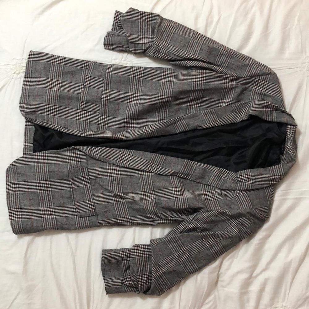 Plaid Blazer